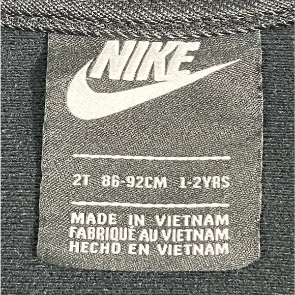 Nike Athletic Track Jacket - Black - Size 2T - Picture 6 of 6